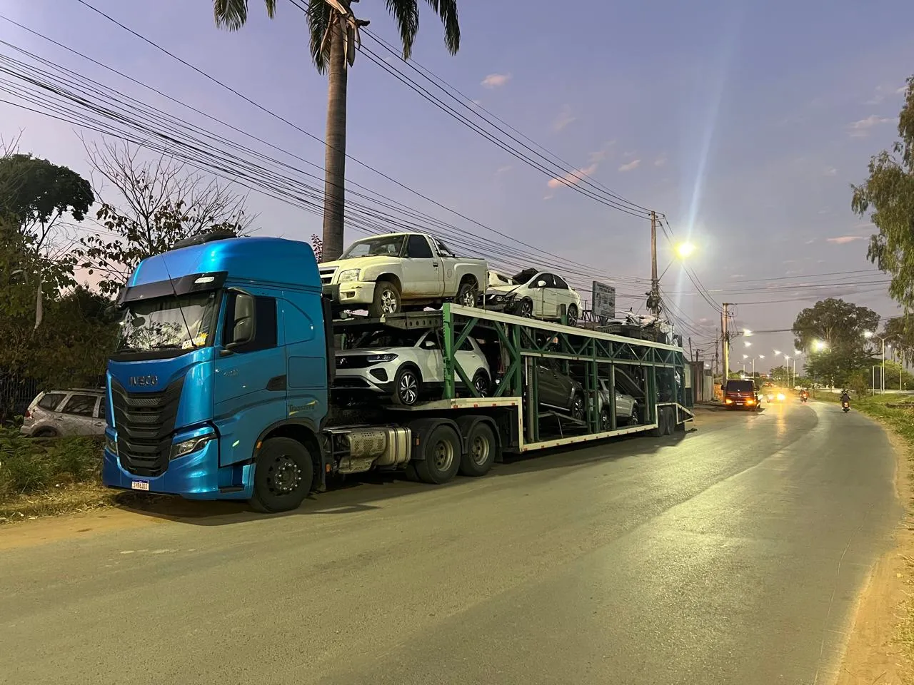 Transporte com Caminhão Cegonha